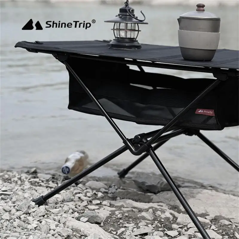 

Портативный Складной Стол ShineTrip из ткани для кемпинга, Многофункциональный тактический стол из алюминиевого сплава для пикника, легкий сто...