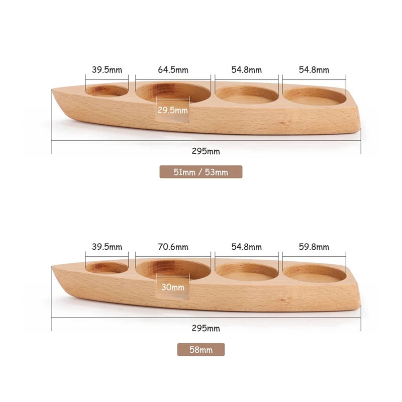 Сиденье для кофейного порошка ручка лодки из цельного дерева опорная стойка