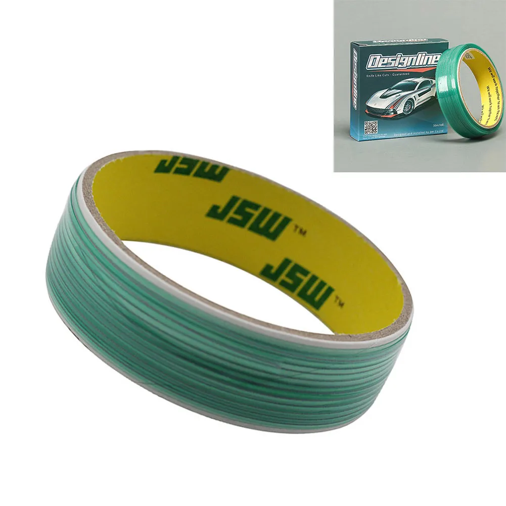 

5-10M Cutting Film Line Green Tape Safe Finish Line For Car Vinyl Wrapping Car Color Change Film Car Stickers Cutting