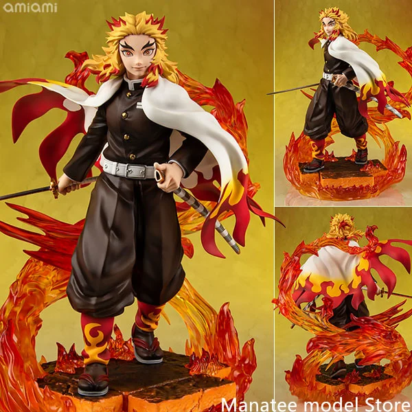 

MegaHouse G.E.M. Demon Slayer: Kimetsu no Yaiba Kyojuro Rengoku PVC Action Anime Model Toys Figure Collection Doll Gift
