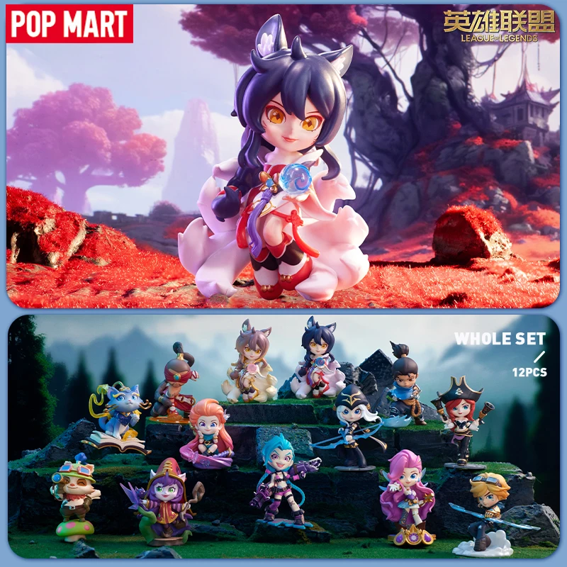 

POP MART League of Legends Classic Character Series Blind Box Toy Caja Ciega Kawaii Doll Action Figure Toy Kid Model Mystery Box