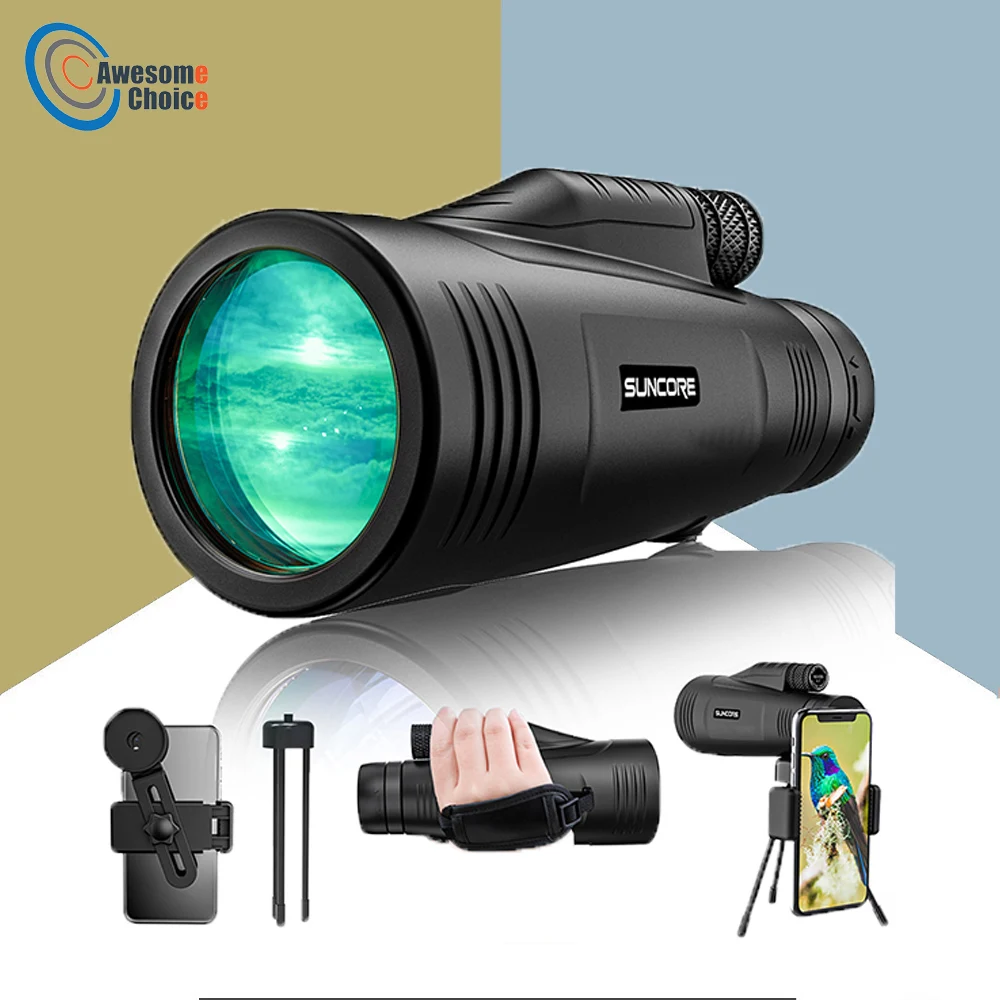 

High Definition Monocular Telescope 10X50 Waterproof Mini Portable Military Zoom 10X Scope For Travel Hunting