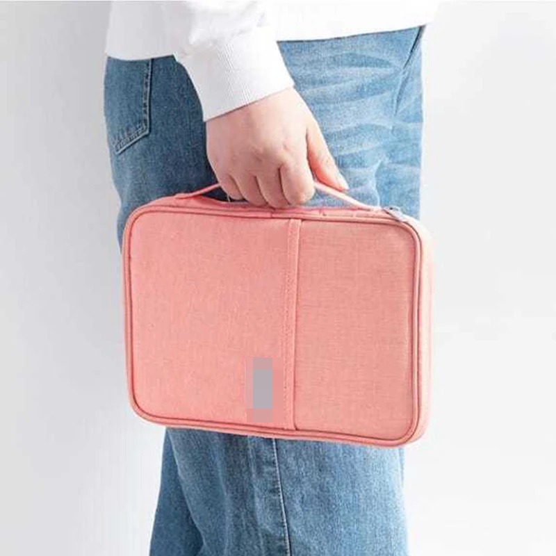New Multi-functional Korean-style Document Bag With Oxford Cloth, Waterproof And Convenient For Storing Cards,