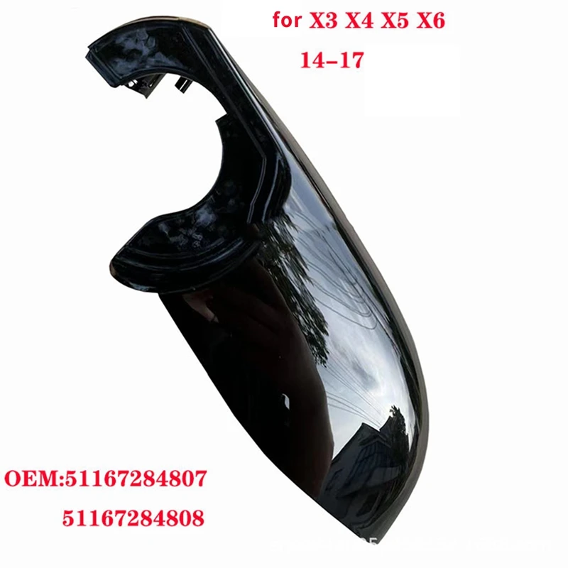 2 шт. для-BMW X3 F25 X4 F26 X5 F15 X6 F16 2014-2018 автомобильное левое боковое черное зеркало