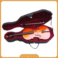 high gloss finish student practice cello handmade 34 size cello setprotecting casesoft bagbow bridge whole set natural color