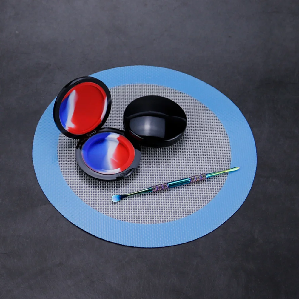

Barking Mat Pan Liner Silicone Mat Round Barking Mat Pastry Sheets Air Fryer Mats Round Silicone Sheet4