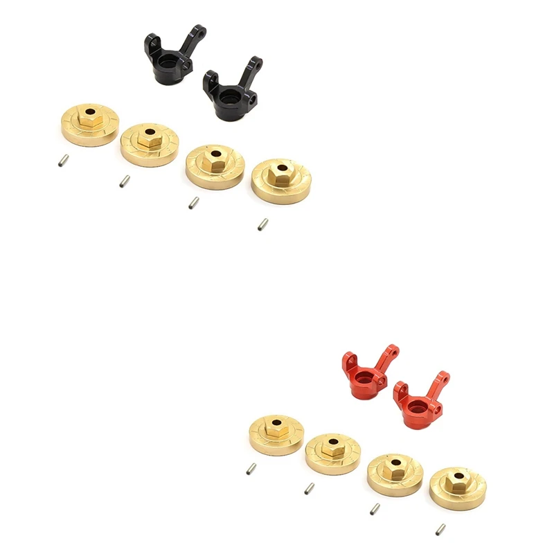 

Обновленные детали для радиоуправляемого автомобиля XIAOMI Suzuki JIMNY 1/16, латунная сверхпрочная ступица колеса, противовес, комбайнер рулевого к...