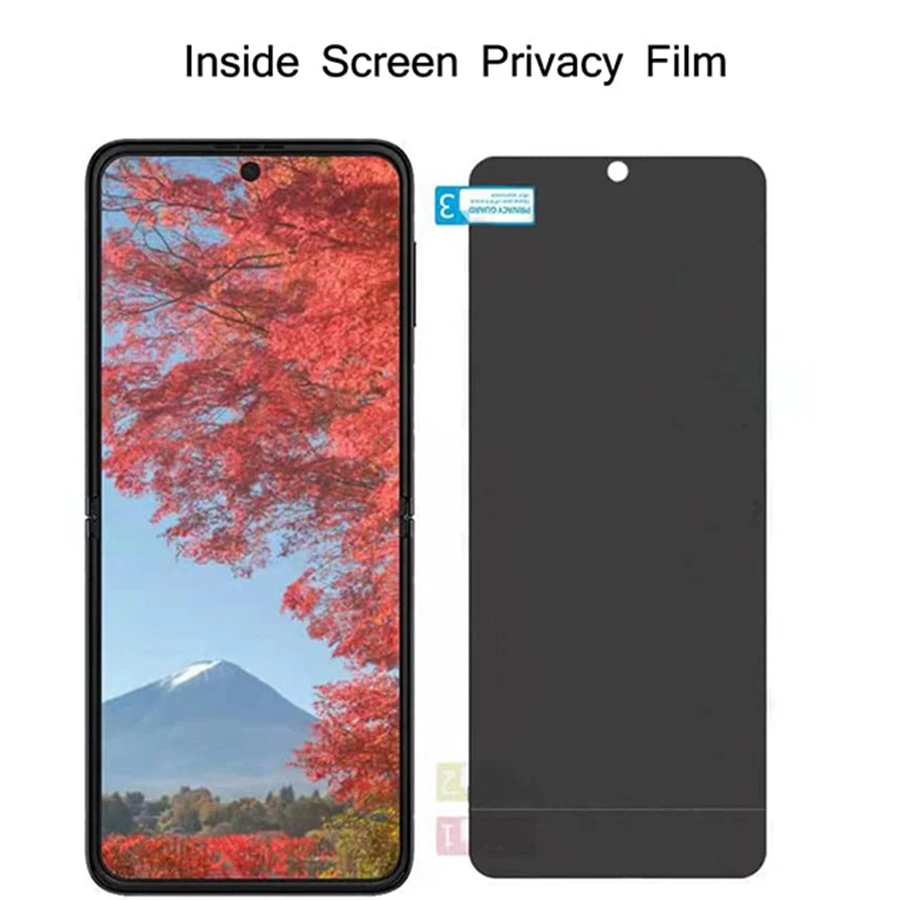 For Samsung Galaxy Z Flip3 4 5G Privacy Screen Protector Matte Anti Spy Hydrogel Film for Samsung Galaxy  Galaxy Z Fold4 3 5G images - 6