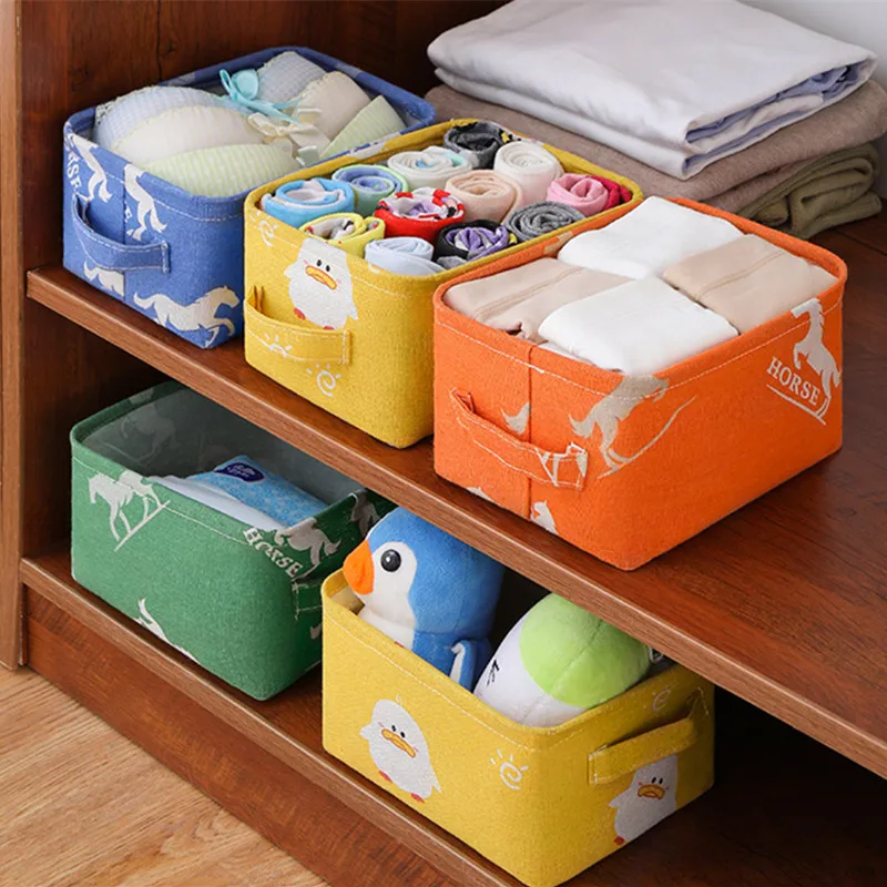 Настольная коробка для хранения в общежитии детской косметики