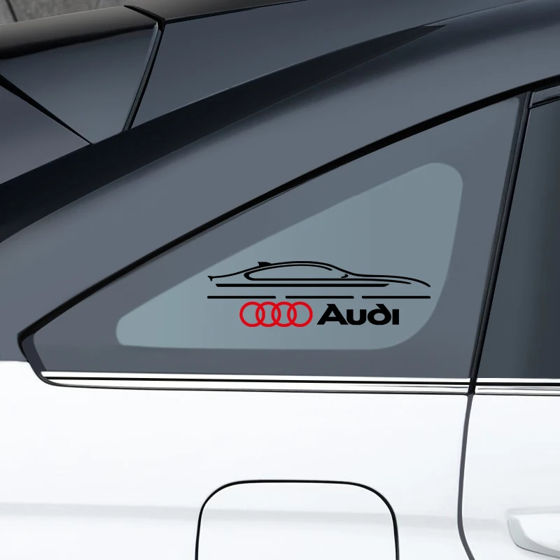 Декоративная наклейка на зеркало заднего вида для стайлинга автомобилей Audi A6 C5 C6