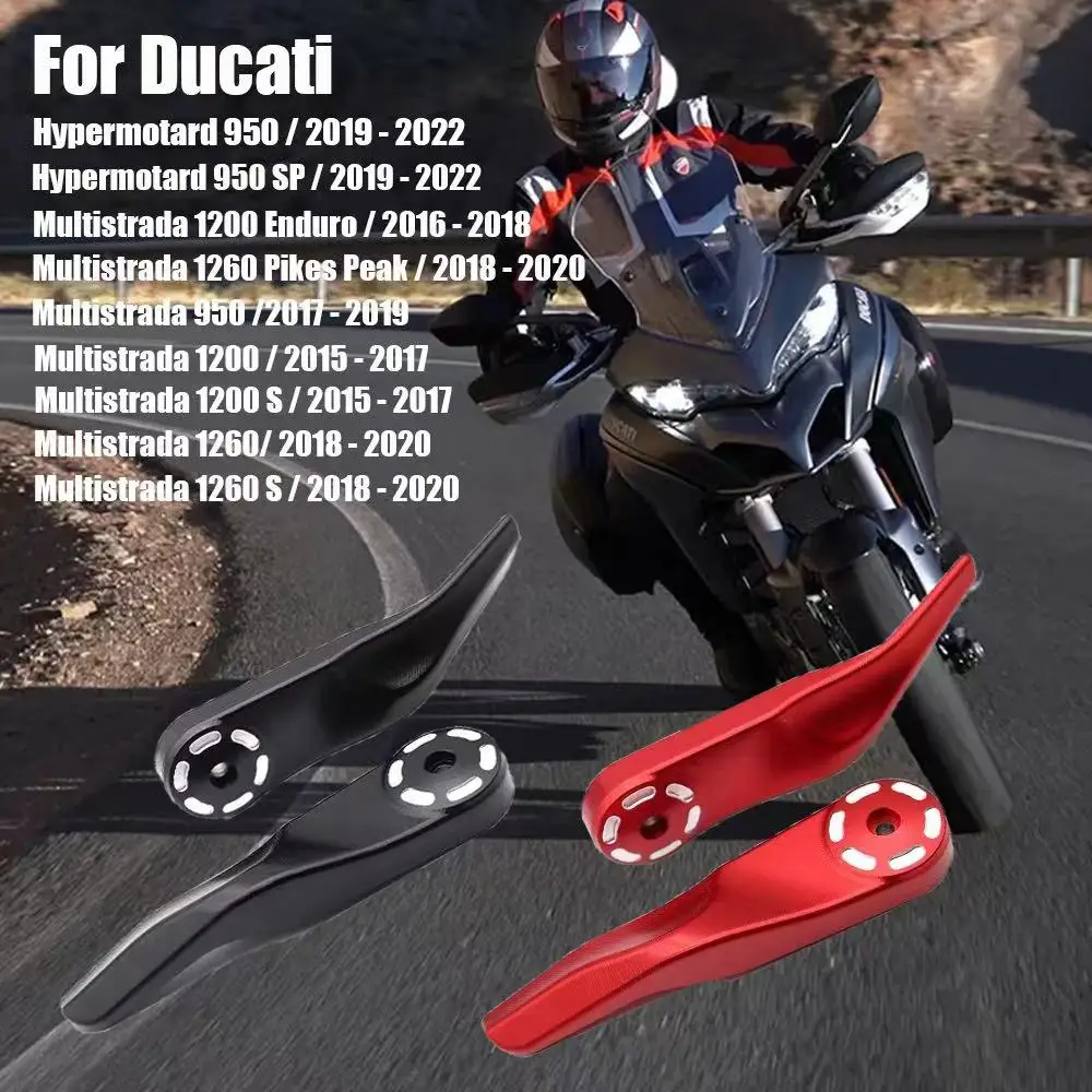 

Handlebar Hand Guard For Ducati MULTISTRADA 950 MTS950 1200/1260/S/GT 2010-2019 CNC Handlebar Lever Hand Guard