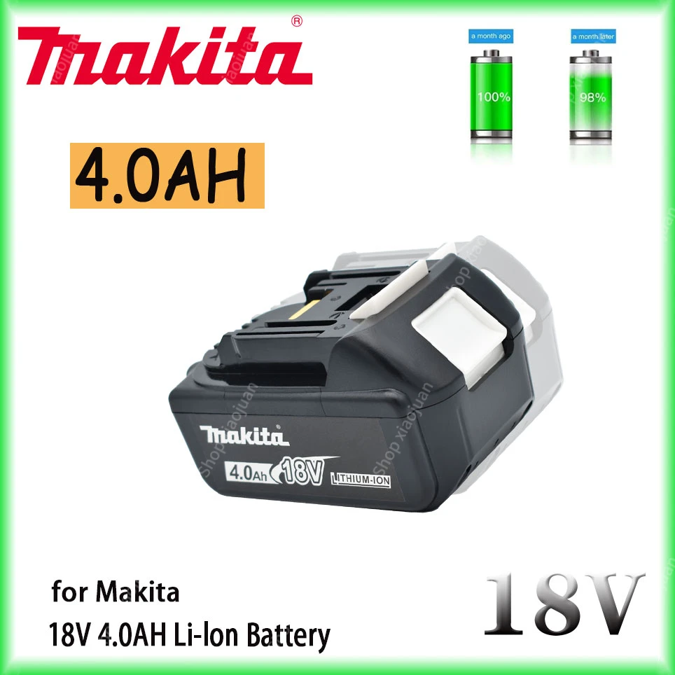 

BL1815 100% Ач 4000 оригинальный 18 в Makita мАч перезаряжаемый аккумулятор для электроинструментов с зеркальной заменой Li-Ion BL1860B BL1860 BL1850