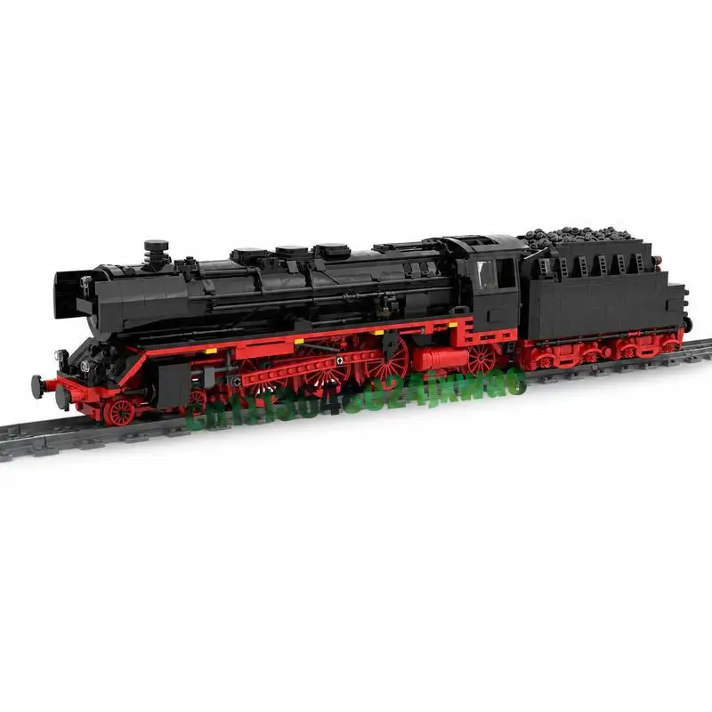 Фото 2163 детали, модель паровоза DRG Class 01 немецких железных дорог, конструктор MOC, развивающая игрушка для самостоятельной сборки, популярный подарок №1