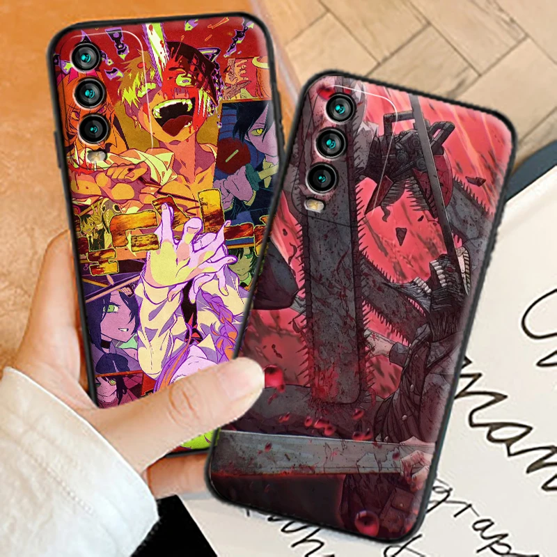 

Chainsaw Man Denji Phone Cases For Xiaomi Redmi 9AT 9 9T 9A 9C Redmi Note 9 9 Pro 9S 9 Pro 5G Carcasa Soft TPU Back Cover Coque