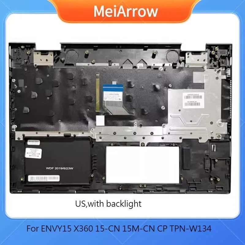 YUEBEISHENG Новый/Орг для HP ENVY15 X360 15-CN 15M-CN CP TPN-W134 упор рук верхняя крышка клавиатуры США