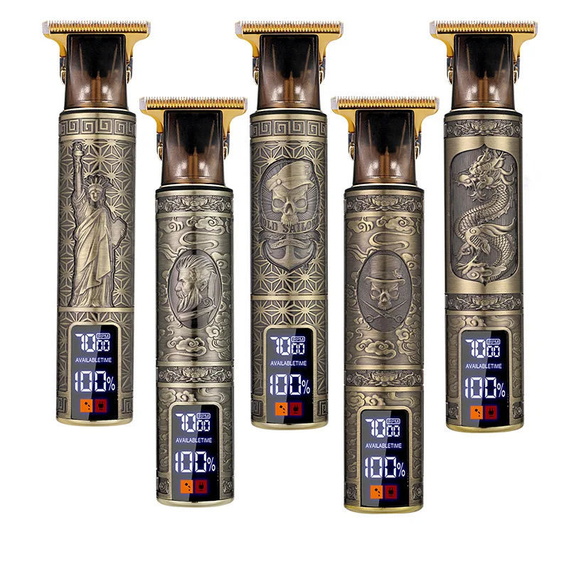 

LCD Display T9 Electric Hairber 0mm Shaver Hair Trimer Home Appliances Travel Barber Razors Shaving Machine for Men Trimmer pet