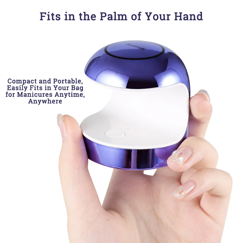 Портативная мини светодиодная лампа для ногтей 18 Вт устройство фототерапии