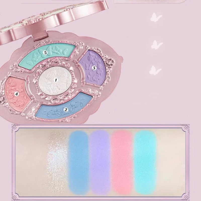 Тени для век пять цветов