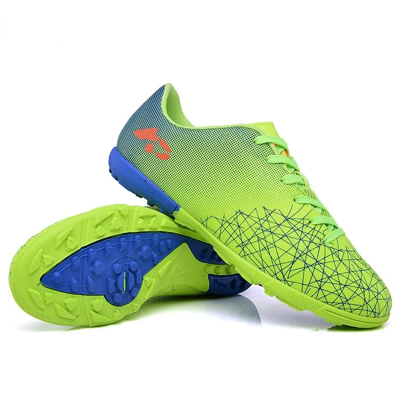 

Children Football Soccer Boots Soccer Shoes Kids Boy Girl Sneakers New Leather High Top Soccer Cleats Training Men