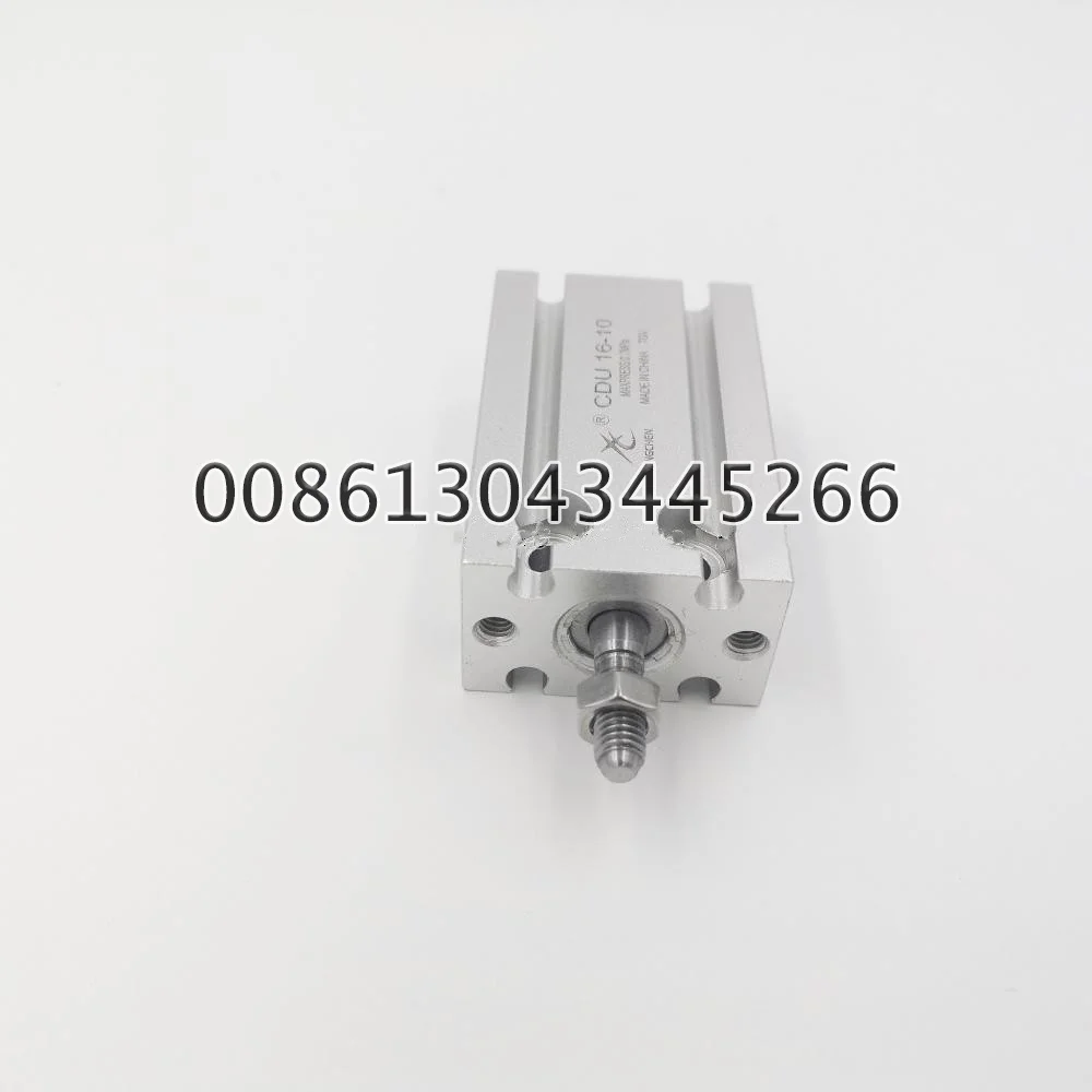 

Best Quality CDU 16-10 Free Mount Cylinder Double Acting Single Rod Maxpress 0.7 MPa Valve Penumatic Cylinder Printer Parts