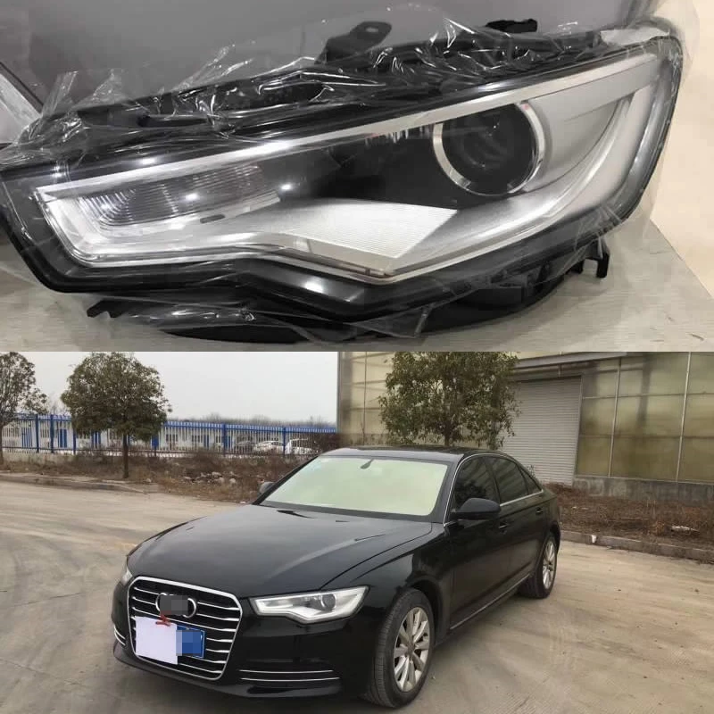 Фары передние комбинированные для Audi A6 2013-2015 фары А6 в полусборе C7 ксеноновые |