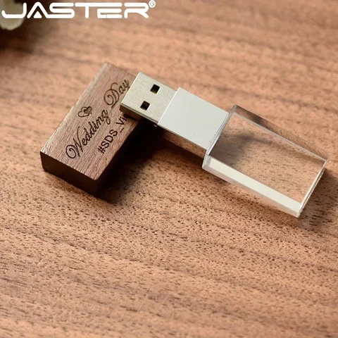 JASTER Pen drive деревянный USB-накопитель 4/8/16/32/64 ГБ