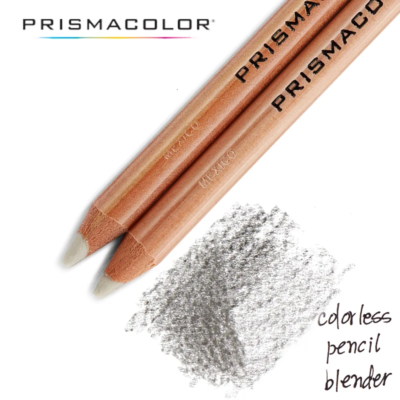 2pcs Prismacolor Premier Colorless Blender Pencil PC1077 Perfect for Blending And Softening Edges Of Colored Pencil Artwork