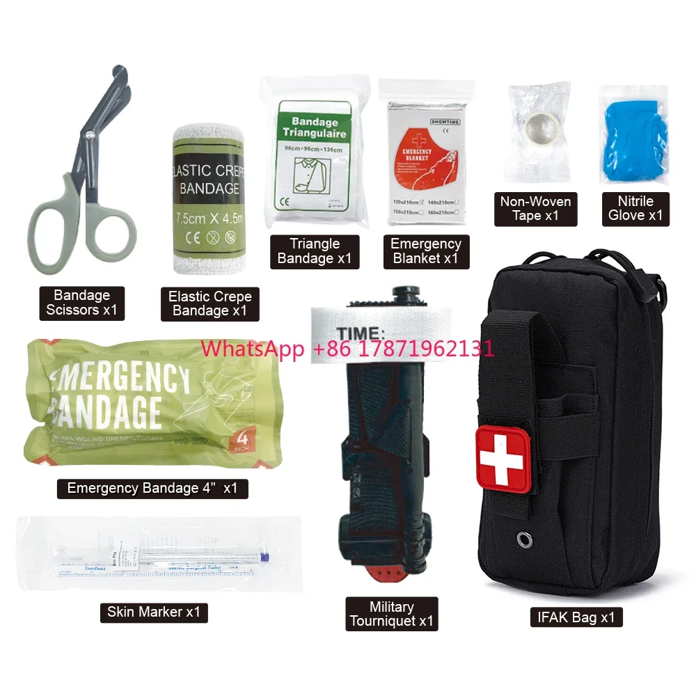 Поставщики для дома серая нейлоновая аптечка первой помощи выживания сумка