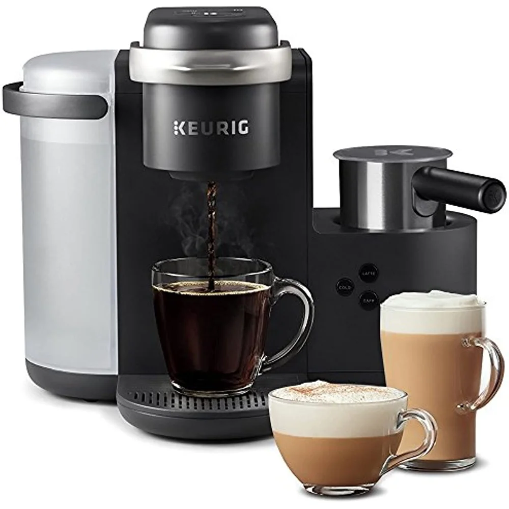 

Кофеварка K-Cafe с одним приводом K-Cup, кофеварка для латте и капучино, поставляется с посудомоечной безопасной молочной кофеваркой