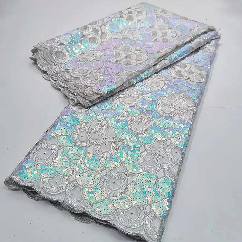 

2022 классическая африканская кружевная ткань с вышивкой и блестками, французская Тюлевая кружевная ткань, нигерийское кружево для празднов...