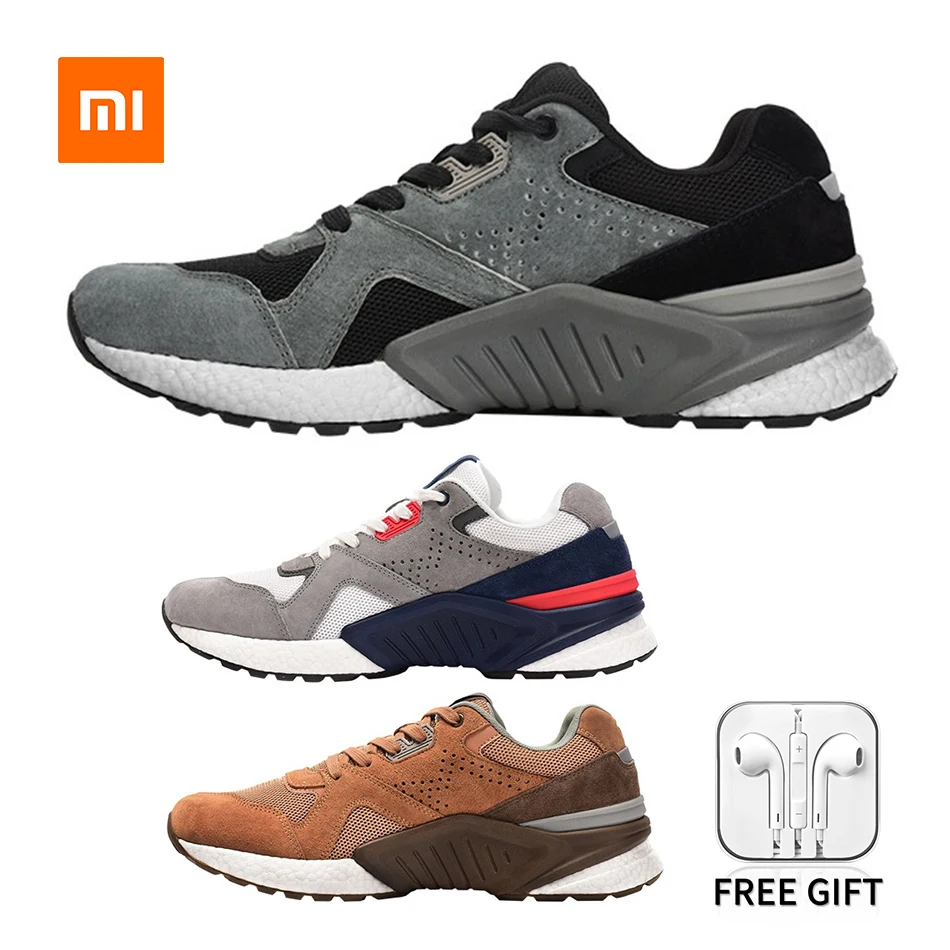 

Xiaomi Mijia Restoring Ancient Running Shoes Luxury Sneakers Sport Men Black White Gray