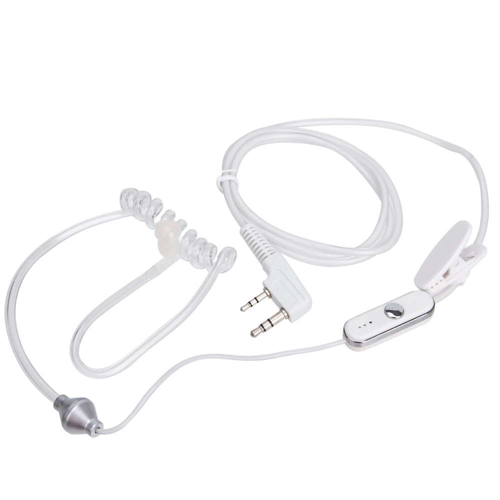 2-контактный двойной наушник с микрофоном PTT для BAOFENG KENWOOD/POFUNG/HYT/QUSHENG/LINTON/TYT и т. д.