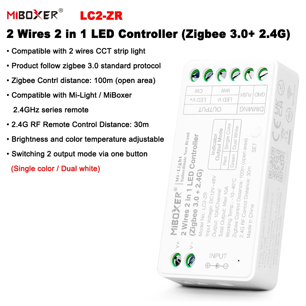 

RGB-контроллер Miboxer LC2-ZR для светодиодных лент