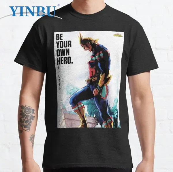 

My Hero Academia All Might YINBU Brand t shirts High quality Men's short my hero academia t-shirt Graphic Tee