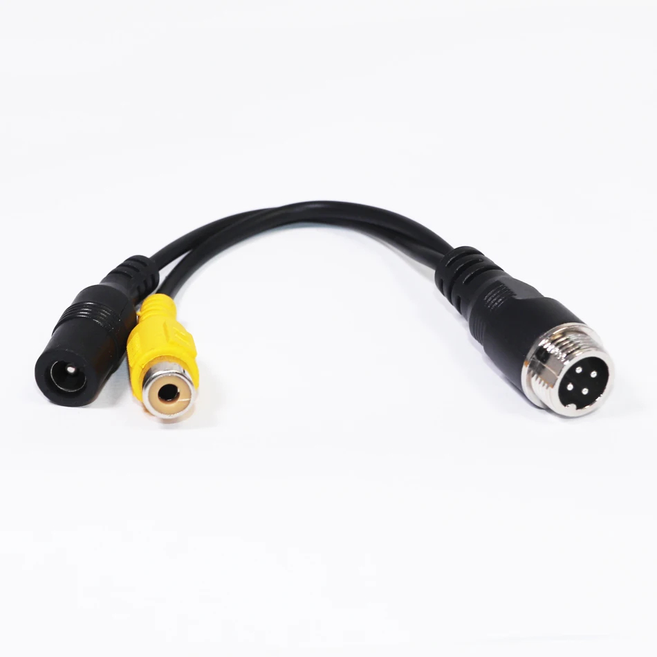 Фото GAYINTT 4Pin Aviation Head Male/Female to RCA AV/Female DC Multiple Cable Plug Adapter Converter For Car Rear Camera Monitor №5