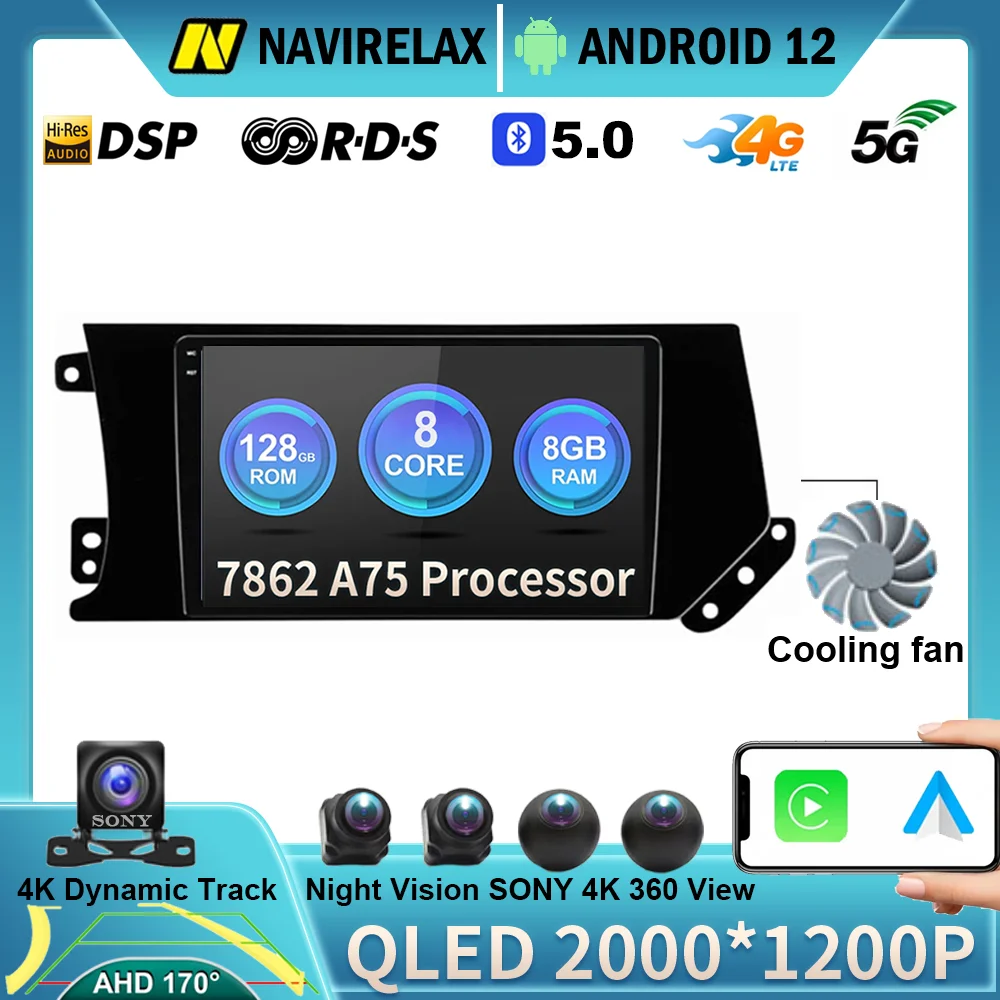 

Android 12 Авто для GREAT WALL Hover Haval F7 F7X 2019 - 2020 Автомагнитола мультимедийный видеоплеер Навигация стерео GPS Carplay BT