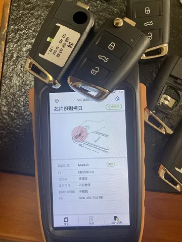 CN 001068   Оригинальный пульт MQB FCC 5G 0959752 BB /5G 0959752 ВА/5Г 6959752 Автомобильный ключ с чипом AG 434 МГц ID48 MQB для Vw Tiguan Touran