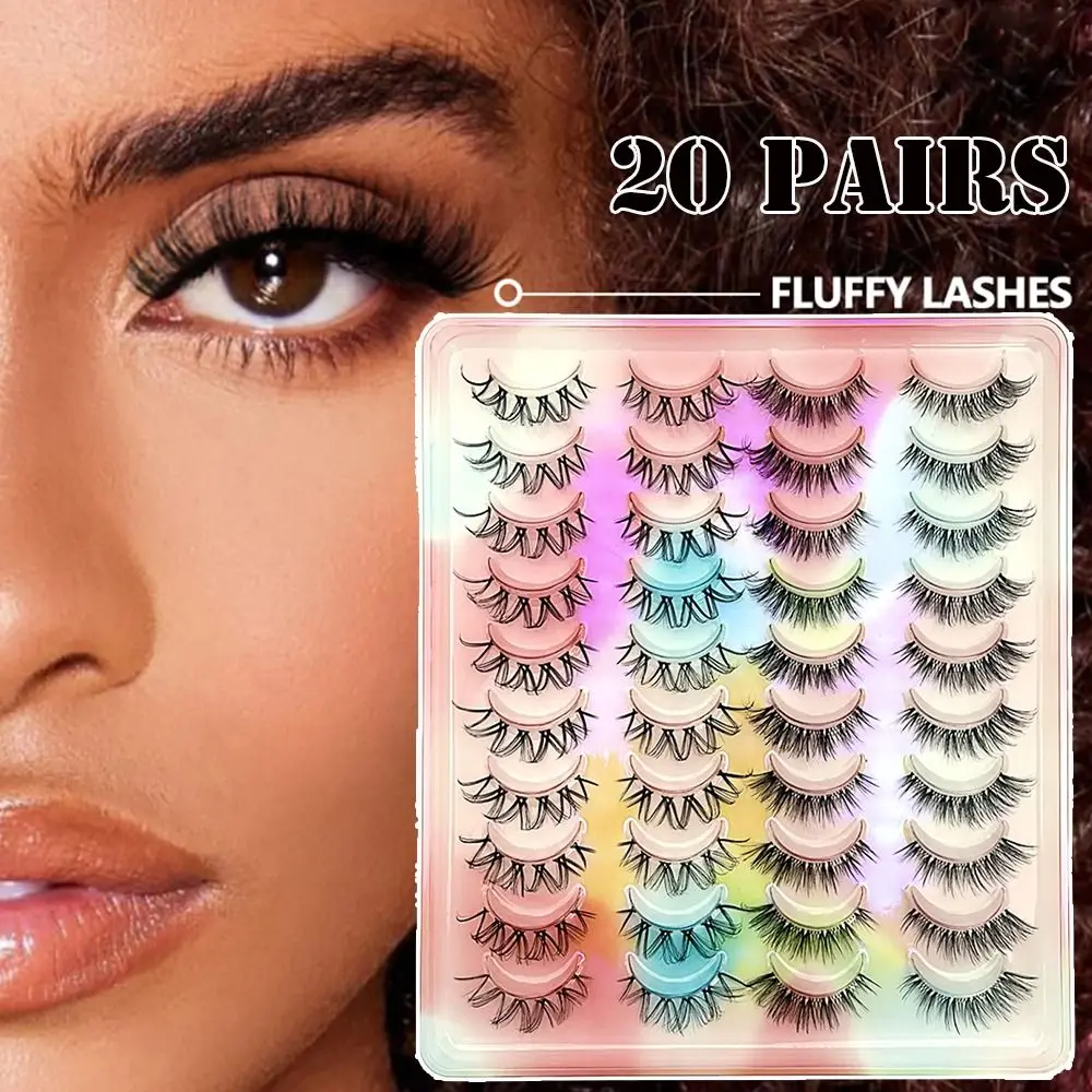 

Мягкие Накладные ресницы ручной работы, искусственная норка, разные стили