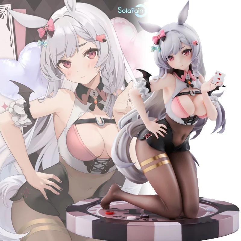 

1/7 Anime Solarain Lucky Dealer Scale Girl Peripherals Figure PVC Action Figure Adults Collection Model Toys Doll Gifts