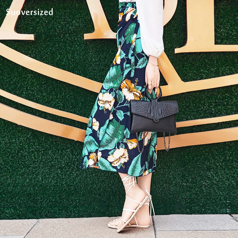 

Women Summer Chiffon Bohemian Style Tie Dye High Waist One Piece Long Skirts Korean Fashion Femme Elegant Beach Straight Dress