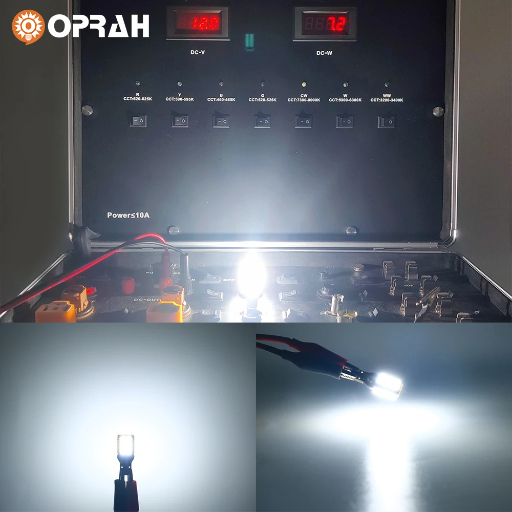 10 шт. автомобильные лампы T15 W16W 921 4014 SMD 54