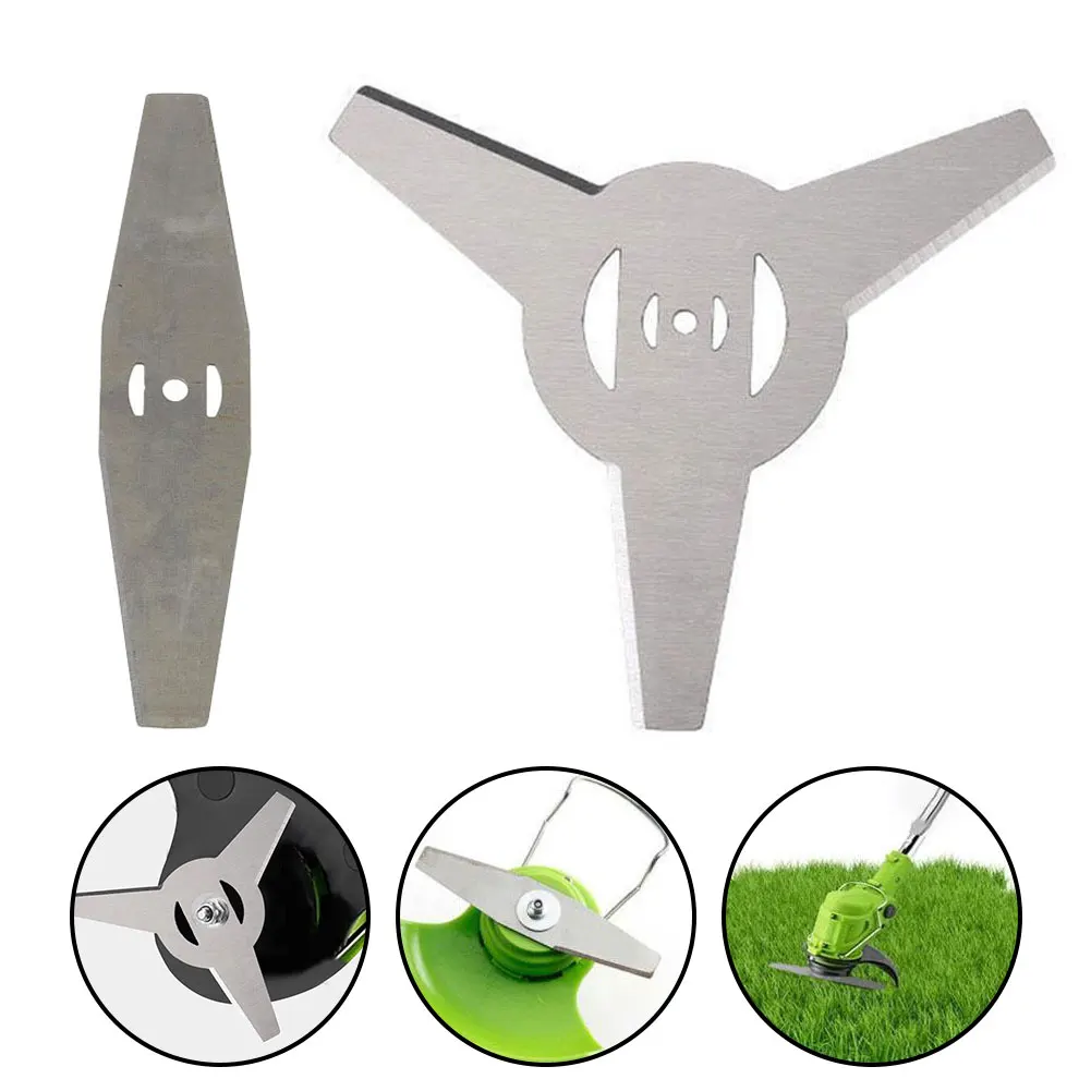 

Blade Grass String Garden Mower Lawn Tool Head Metal Saw Saw Lawn Trimmer Flat/3t Replacement Fittings Mower Blades