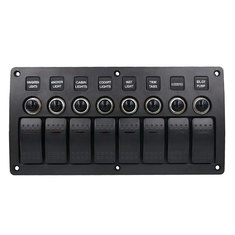 2 шт. водонепроницаемый кулисный выключатель для лодки и автомобиля