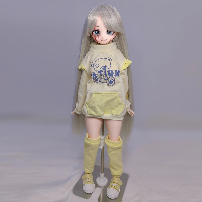 Силиконовая кукла HuanChun размер 1/4 44 см с металлическим скелетом