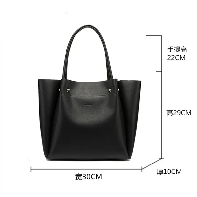 Women's Bag Large capacity Versatile Fashion Leather Handbag Single shoulder Female tote bag