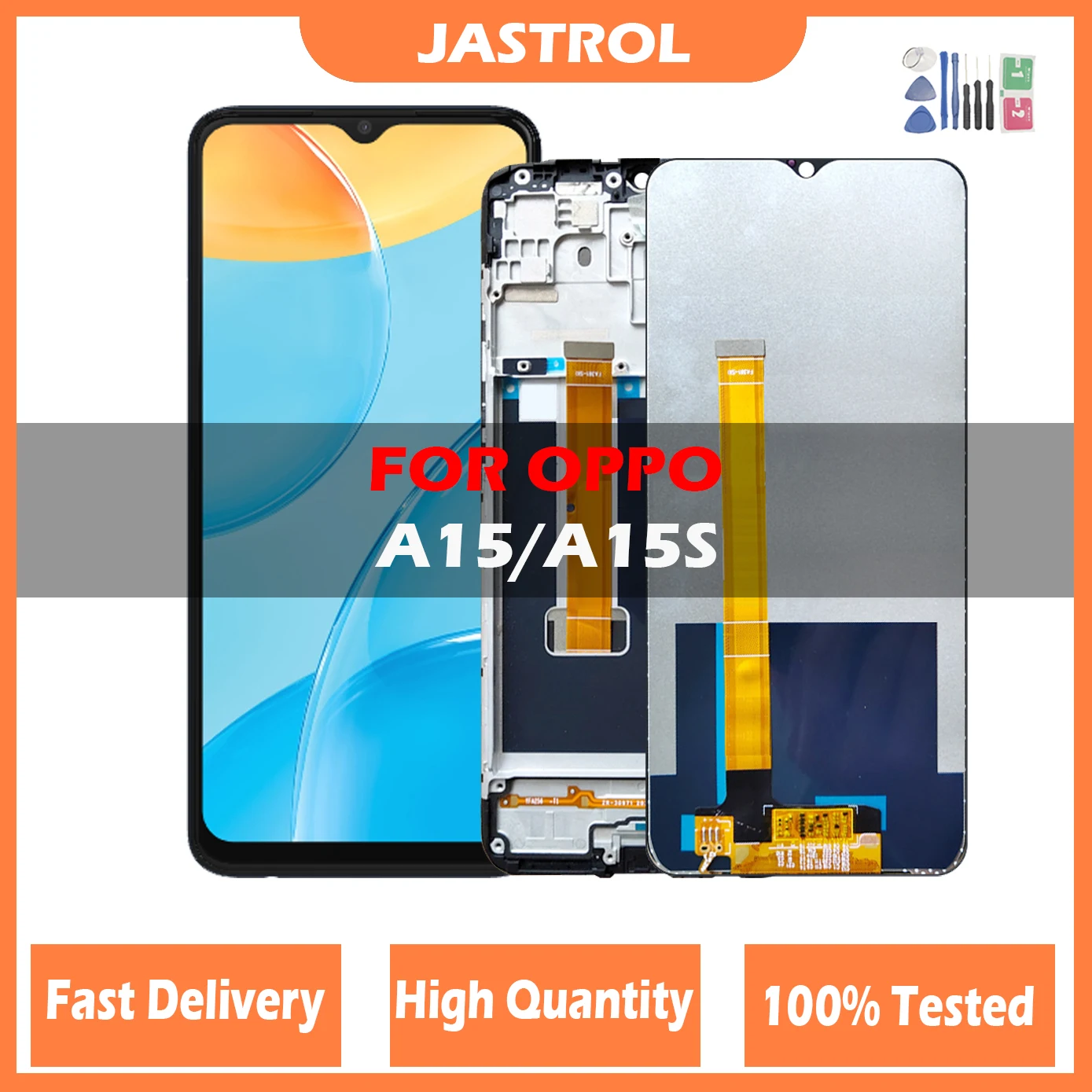 

Original 6.52" LCD For Oppo A15 LCD Display CPH2185 Touch Screen Digitizer Assembly Replacement For A15s CPH2179 Repair Parts