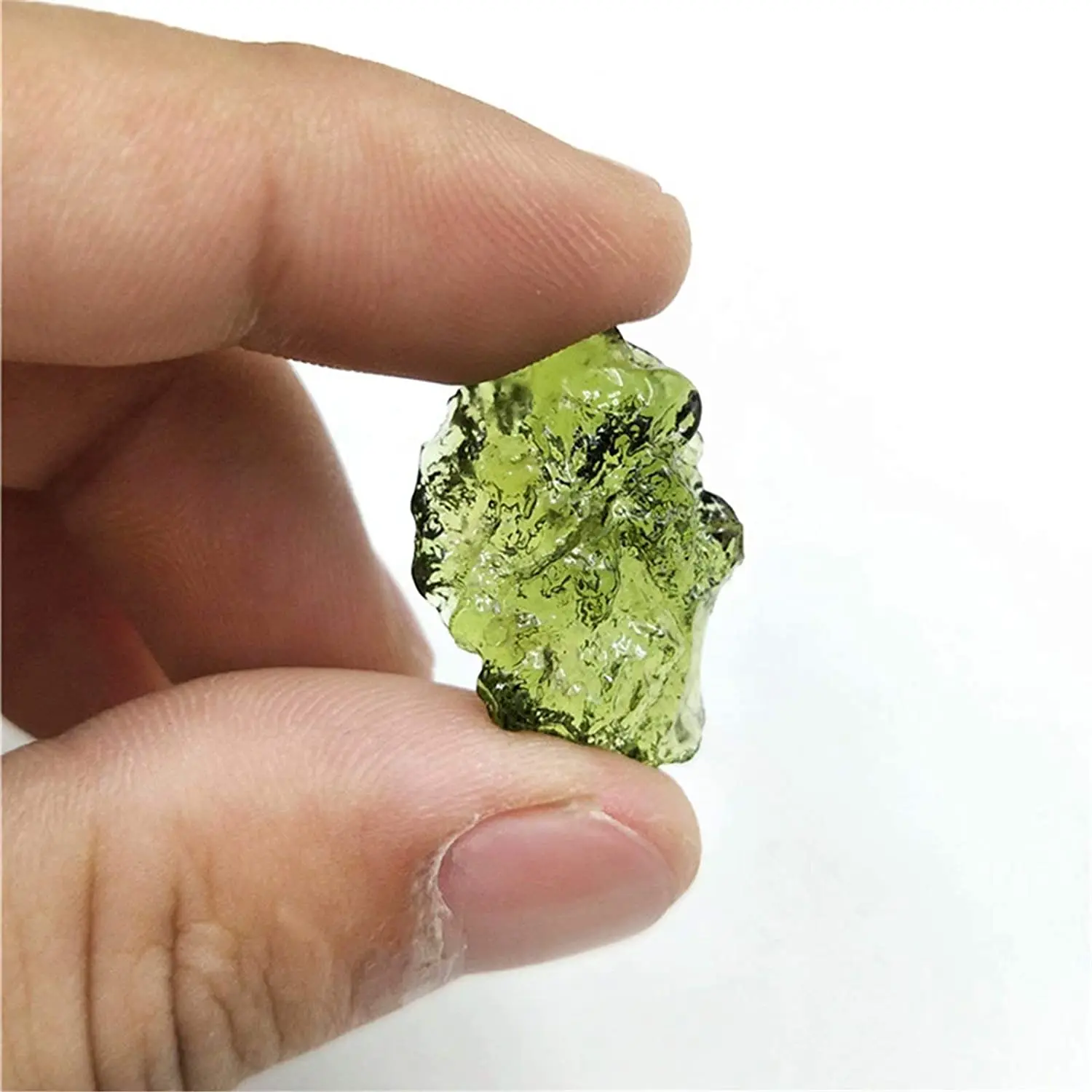 Неправильной формы чешские подвески из метеорита Moldavite Осенний грубый камень