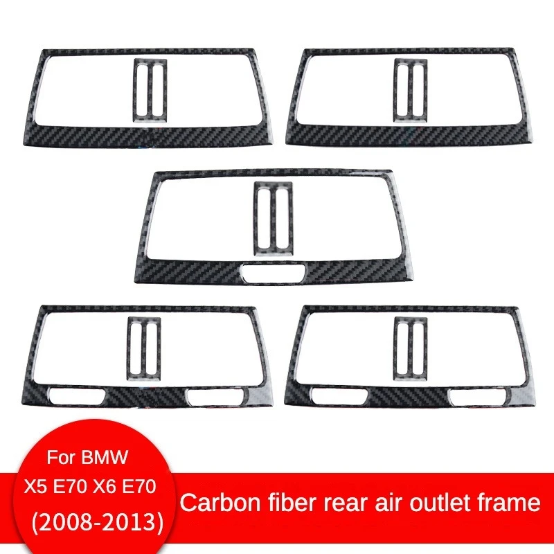 

Carbon Fiber Interior Enhancement for BMW E70 E71 X5 X6 2008-2013 Rear Air Vent Frame Car Accsesories