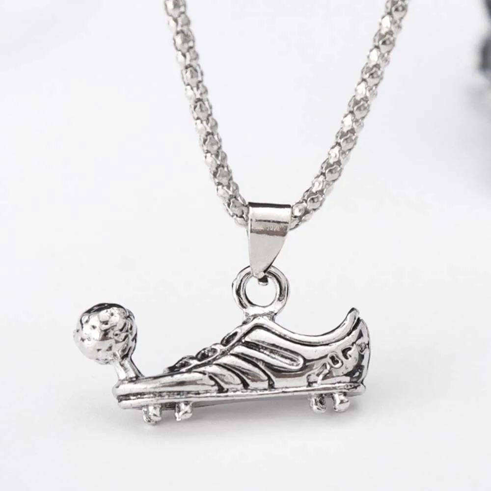 Цепочка с подвеской для мужской футбольной обуви креативное модное ожерелье