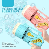 69 holes child toy soap bubble blower bubble gun machine automatic bubble maker toys outdoor games for wedding girls children